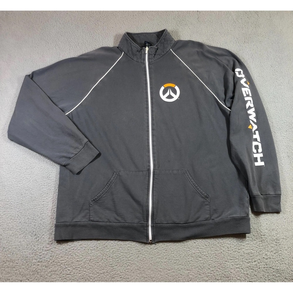 blizzard entertainment  sweater men's Xl full zip mock neck overwatch
